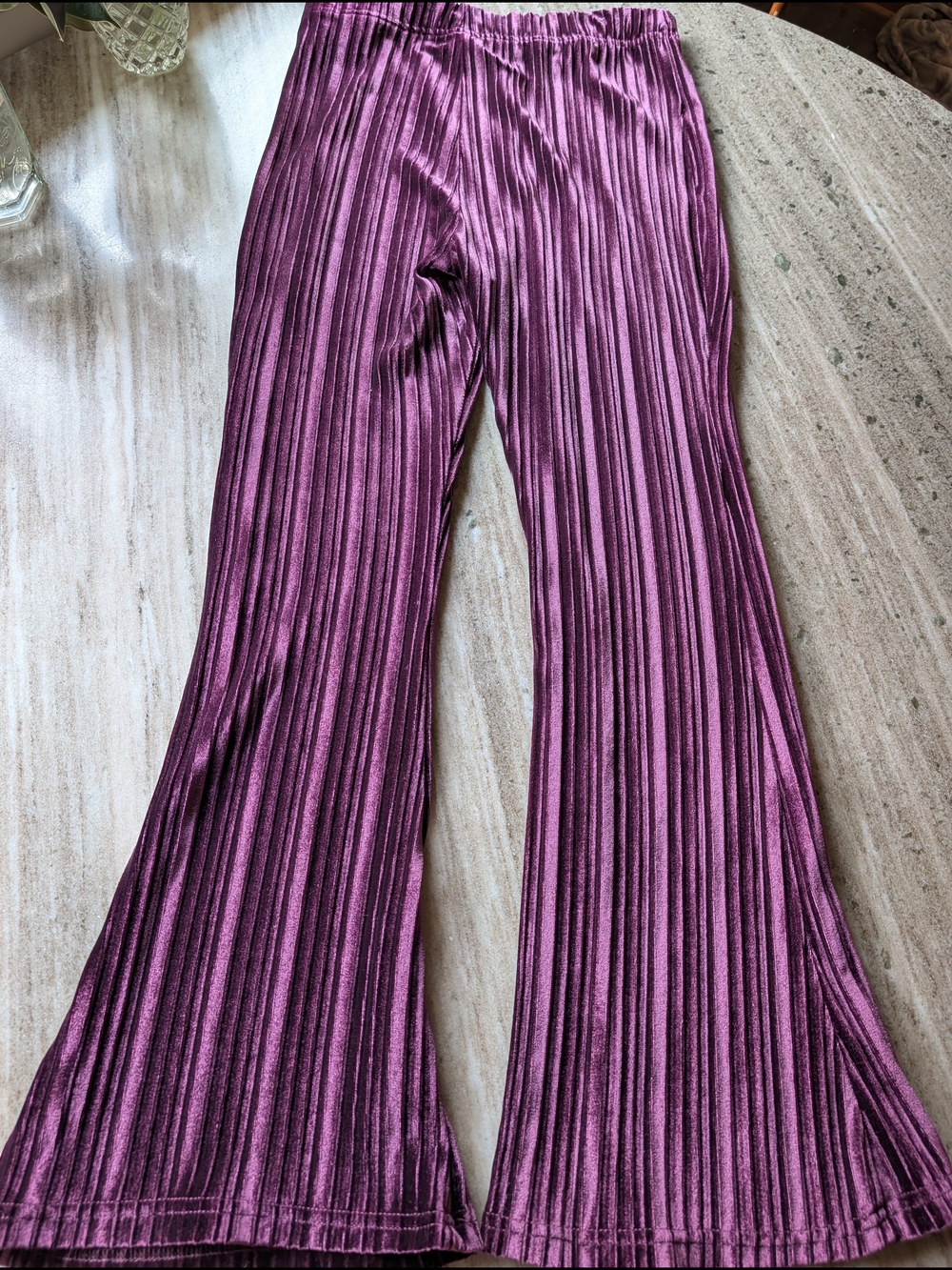 wild fable Purple Pleated Flared Pants